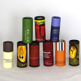 Cylinder Colorful Recyclable Paper Cans Packaging for Food Cosmetics and Matches